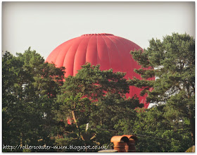 hot air balloon landing