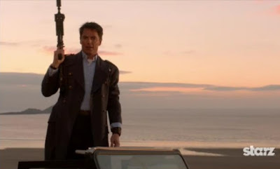 Captain Jack Harkness machine gun Torchwood Miracle Day New World John Barrowman images photos pictures screencaps