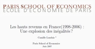 Ecole d'économie de Paris, Paris School of Economics,Les hauts revenus en France, par Camille Landais