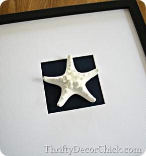 DIY shell art