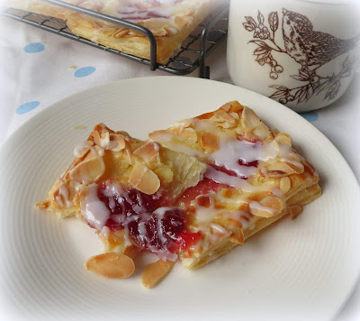 Strawberry Almond Cream Cheese Danish