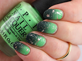 Matte Gradient Splatter Nails