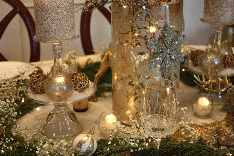 Inspiration in Stages MY CHRISTMAS  TABLESCAPE FOR 2013