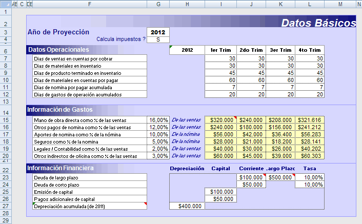 Control de hotel en excel gratis