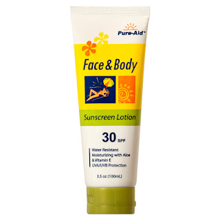  first one is Pure-Aid Face & Body Sunscreen Lotion