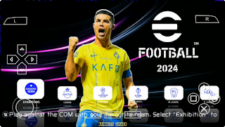Download eFootball PES Lite 2024 PPSSPP Peter Drury Commentary New Update Transfer And Kits Best Camera PS5 Graphics HD