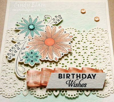 Heart's Delight Cards, A Little Lace, Stitched Lace Dies, Birthday Card, Sneak Peek, 2019-2020 Annual Catalog, Stampin' Up!