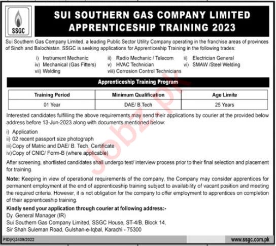 Sui Southern Gas Company Limited SSGC Engineering Jobs In Karachi 2023