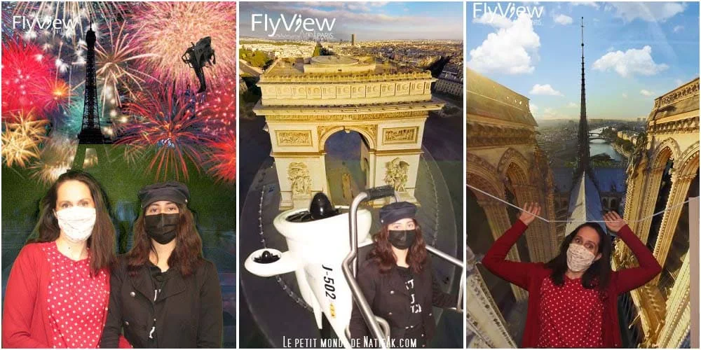 avis réalité virtuelle survol Paris FlyView