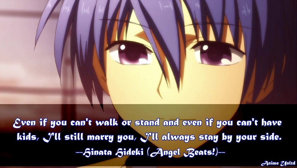 My Anime Review Angel Beats Quotes