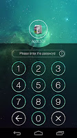 Apps Lock screen View