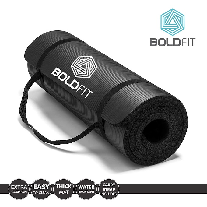 Boldfit Yoga Mat for Men & Women Extra Thick Exercise Mats for Workout Review