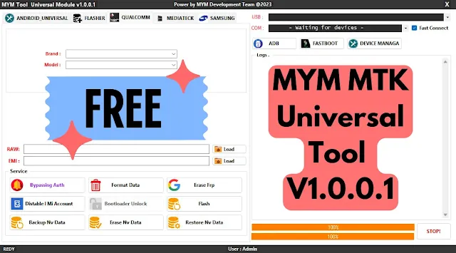 MYM MTK Universal Tool V1.0.0.1