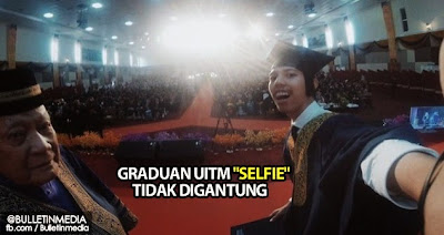 Isu Graduan UiTM Muhammad Hasrul Haris ‘selfie’ Digantung, Adalah Tidak Benar