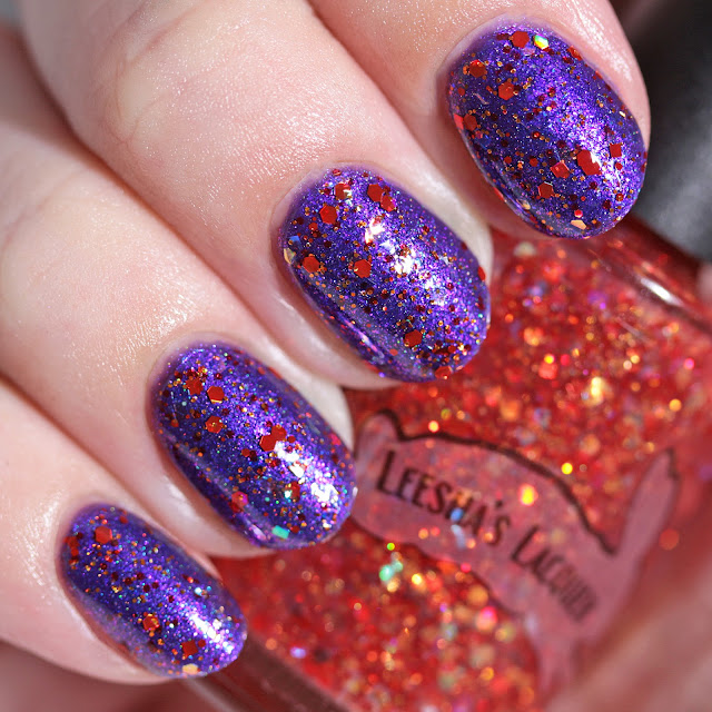 Leesha's Lacquer Red Viper over Space & Time