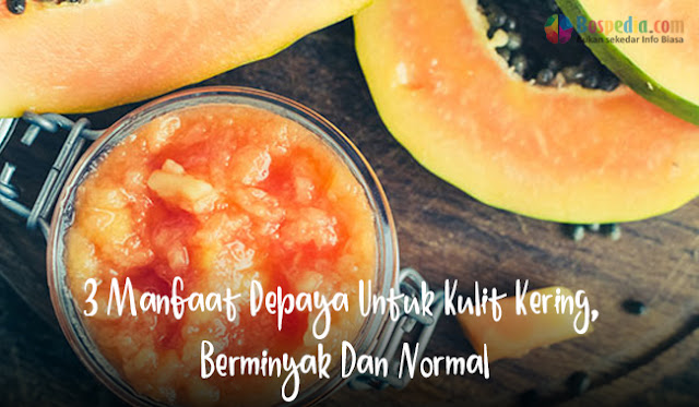 3 Manfaat Pepaya Untuk Kulit Kering, Berminyak Dan Normal