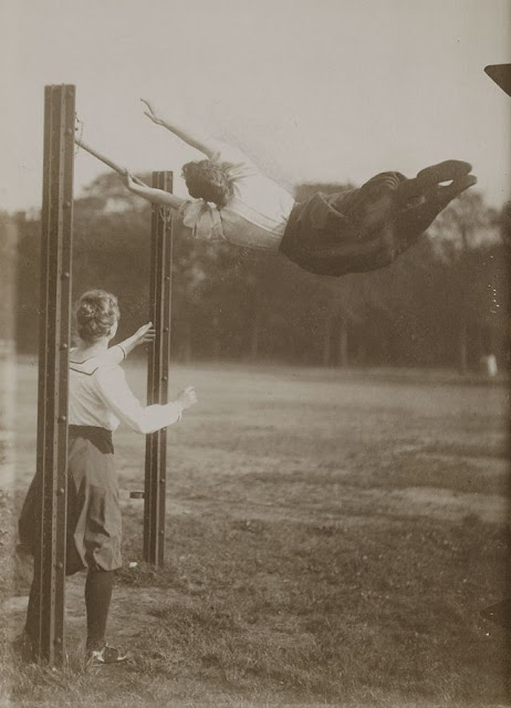 Exhibición de gimnasia sueca en Hamburgo en 1902