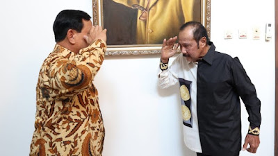 Prabowo Temui Subagyo HS di Yogyakarta, Didoakan Jadi Presiden