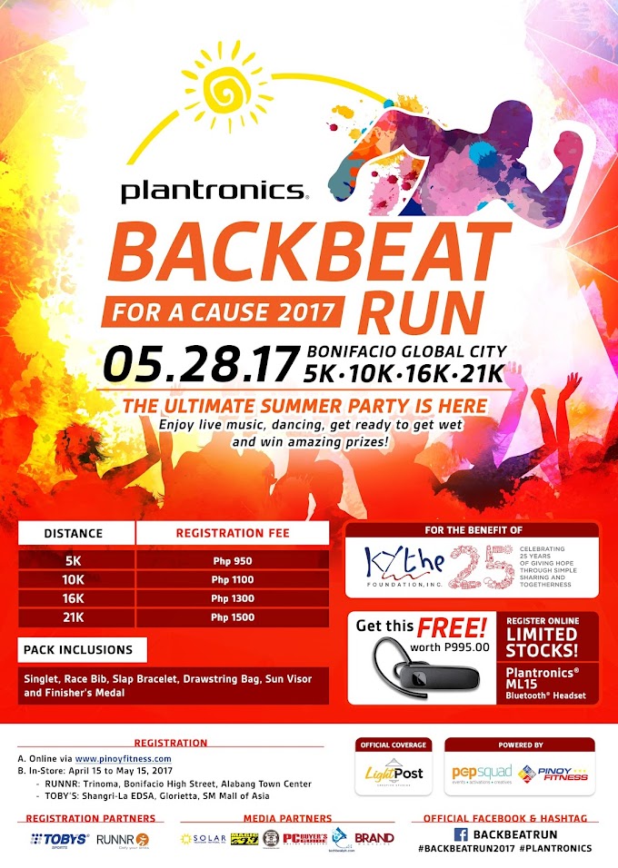 PLANTRONICS BACKBEAT Run for a Cause 2017