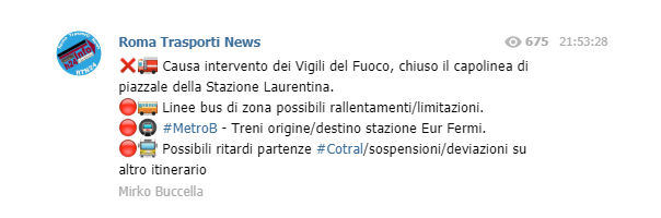 Metro B: trolley abbandonato, falso allarme alla stazione Laurentina