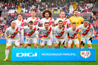 📸RAYO VALLECANO DE MADRID 📆2 marzo 2024 ⬆️Pacha Espino, Florian Lejeune, Aridane, Miguel Crespo, Stole Dimitrivski. ⬇️Isi Palazón, Óscar Valentín, Álvaro García, Óscar Trejo, Ivan Balliu, Raúl De Tomás. RAYO VALLECANO DE MADRID 1 🆚 CÁDIZ C. F. 1 Sábado 02/03/2024, 16:15 horas. Campeonato de Liga de 1ª División, jornada 27. Madrid, estadio de Vallecas: 12.272 espectadores. GOLES: ⚽1-0: 78’, Florian Lejeune. ⚽1-1: 90+1’, Javi Hernández.