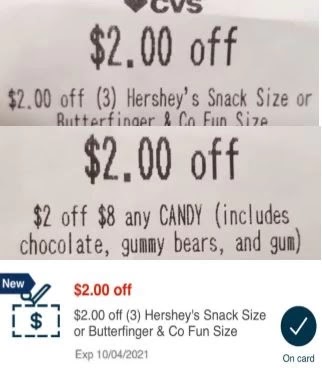 Hershey Candy Coupon (Select CVS Couponers)
