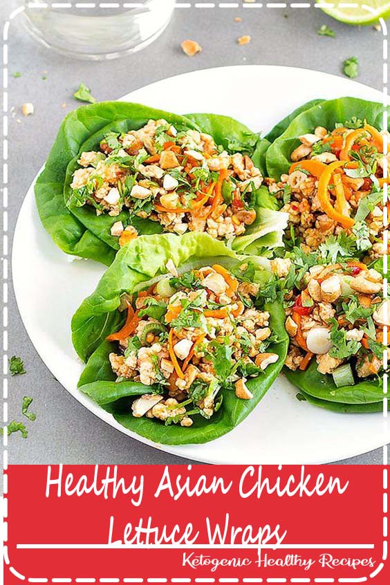 These Healthy Asian Chicken Lettuce Wraps are perfect for a quick and easy lunch or dinner. Ready in 15 minutes!