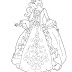 Berikut Gambar Sketsa Hitam Putih Mewarnai Barbie Princess Terbaru