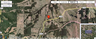 Click picture for larger view of Teeple Cemetery's location in Pulaski County, Missouri.