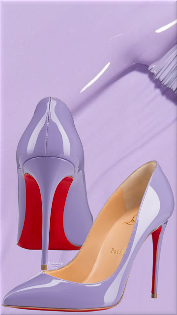 ♦Hortensia purple Christian Louboutin Pigalle Follies superfine stiletto heels #christianlouboutin #shoes #purple #brilliantluxury