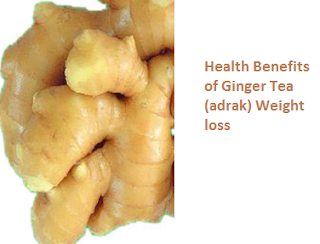 Health Benefits of Ginger Tea (adrak) Weight loss 