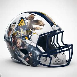 Akron Zips Harry Potter Concept Football Helmet