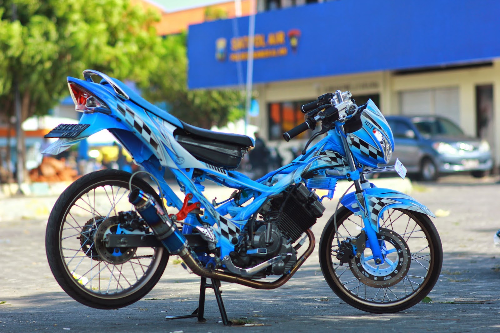  Modifikasi Motor Satria fu 150cc Racing Look 2014 Motor 