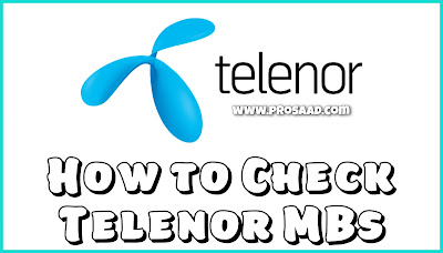 How To Check Telenor MBs 2023