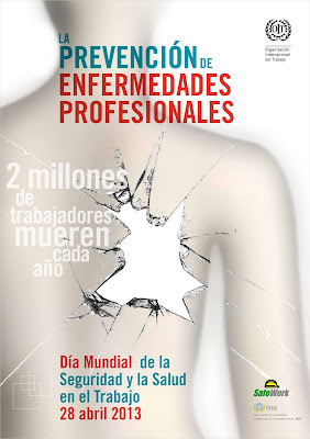 Cartel para el Día Mundial de la Seguridad y la Salud en el Trabajo 2013