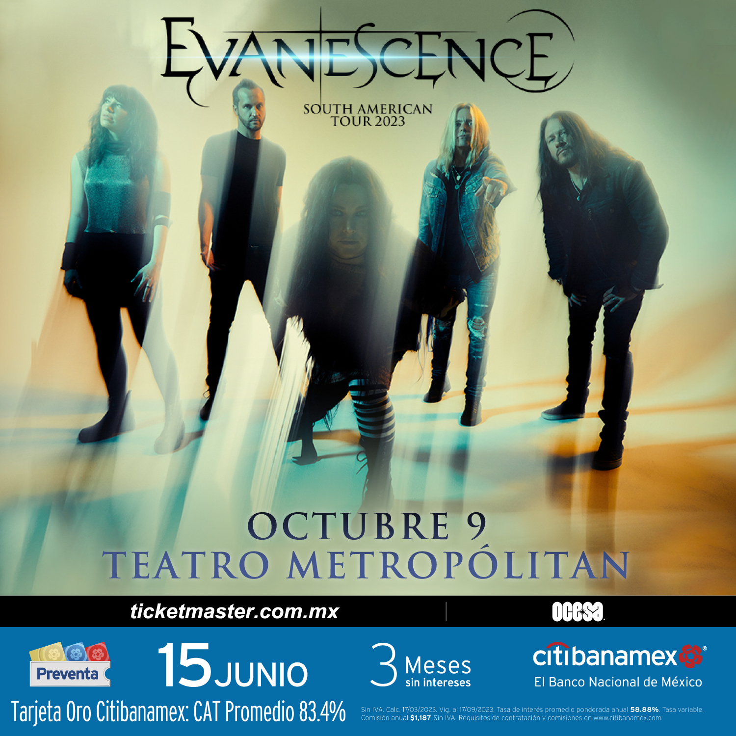 Evanescence en México 2023
