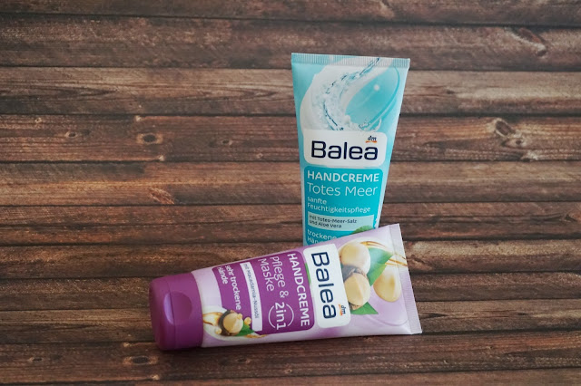 Balea - Handcreme 2in1 Pflege & Maske, Balea - Handcreme Totes Meersalz mit Aloe Vera