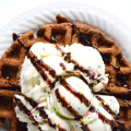 Homemade Chocolate Waffles