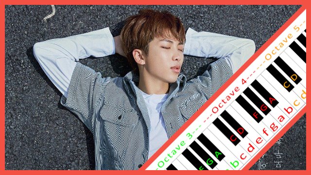 I'm Fine by BTS Piano / Keyboard Easy Letter Notes for Beginners