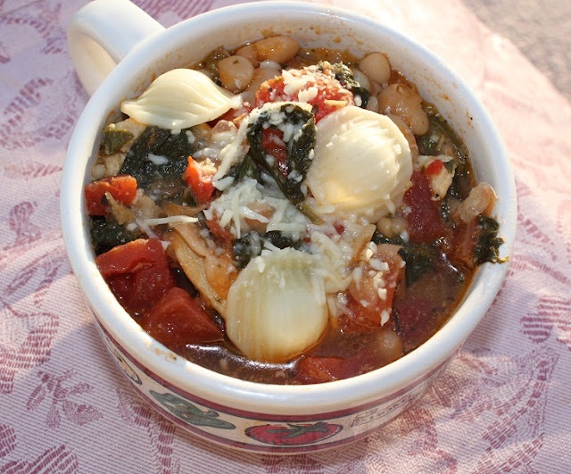 florentine soup with pasta and beans