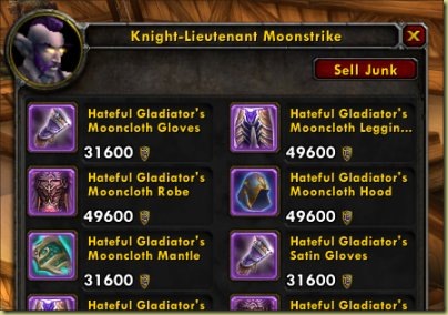 So much to buy, and so little honor to spend...