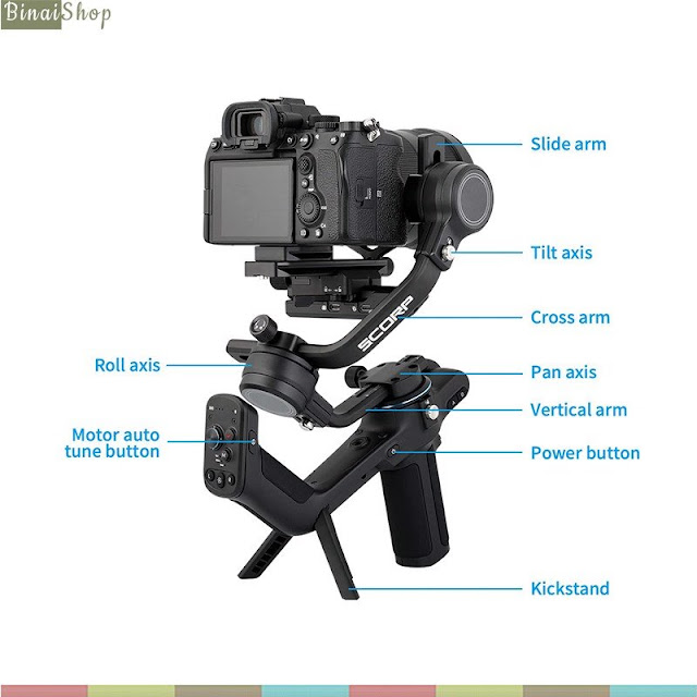 Feiyu SCORP C - Gimbal Chống Rung Cho Máy Ảnh Cỡ Lớn