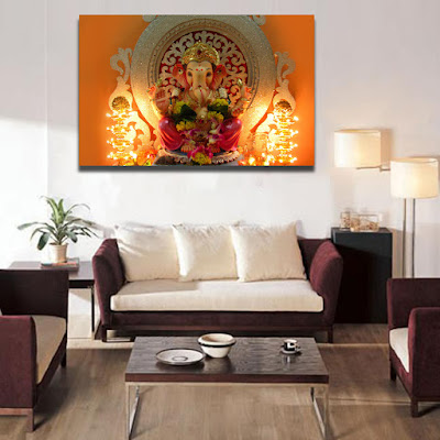 Ganesha Paintings on Canvas