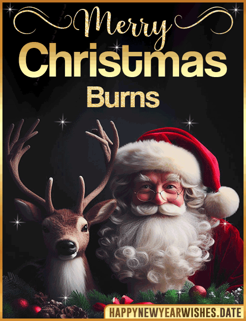 Merry Christmas gif Burns
