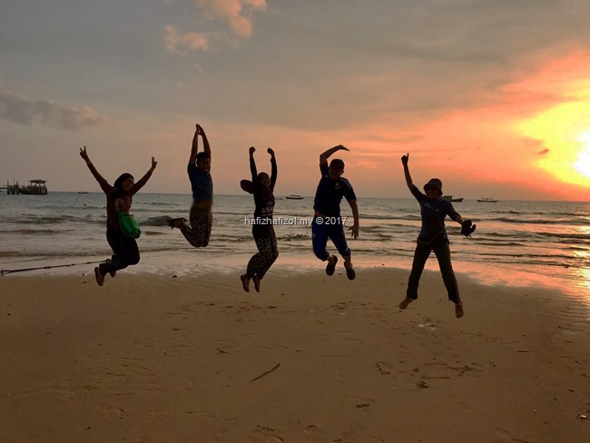 gambar sunset di tioman