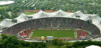 The famous Olympic Stadium is located in