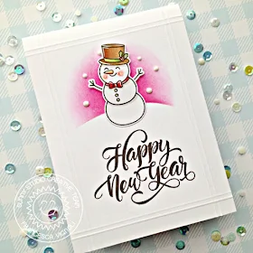 Sunny Studio Stamps: Feeling Frosty Season's Greetings New Year's Card by Franci Vignoli