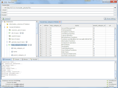 jSQL Injection - SQL Injection Tool