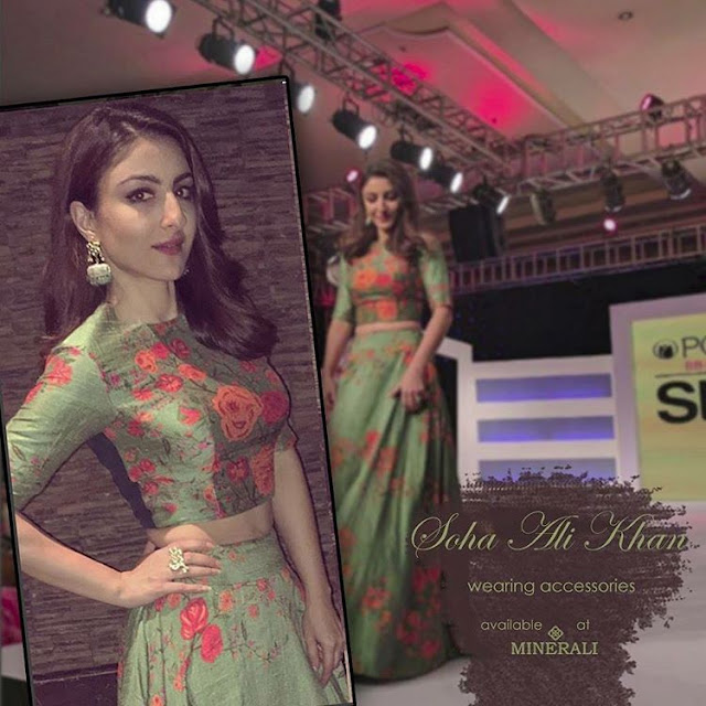 Soha Ali Khan in Saakshi Kinni Outfit for an Event