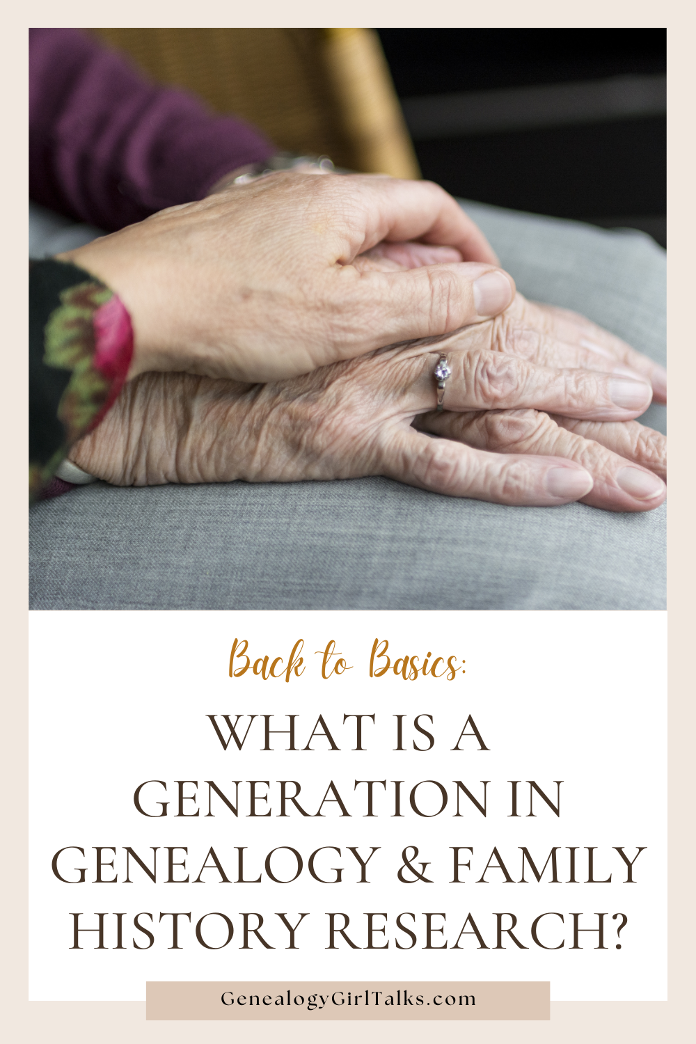 What is a generation in Genealogy and Family History by Genealogy Girl Talks